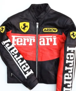 Ferrari Black and Red Racing Jacket