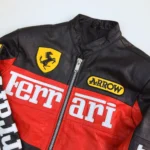 Ferrari Black and Red Racing Jacket