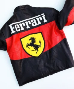 Ferrari Black and Red Racing Jacket