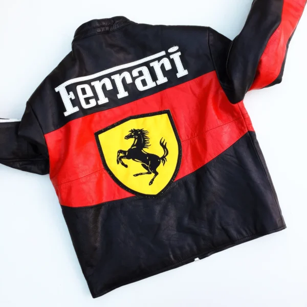 Ferrari Black and Red Racing Jacket