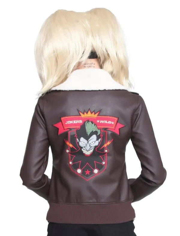 Harley Quinn Joker Bombshell Brown Jacket