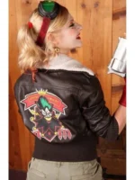 Harley Quinn Joker Bombshell Brown Jacket