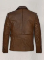 Harris Dickinson The Kingsman Leather Jacket