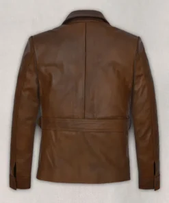 Harris Dickinson The Kingsman Leather Jacket