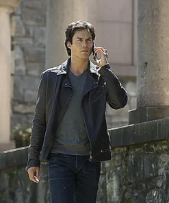 Ian Somerhalder The Vampire Diaries Leather Jacket 4