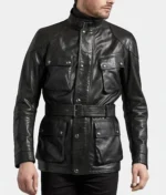 Jack Bauer 24 Live Another Day Black Leather Jacket