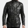 Jack Bauer 24 Live Another Day Black Leather Jacket