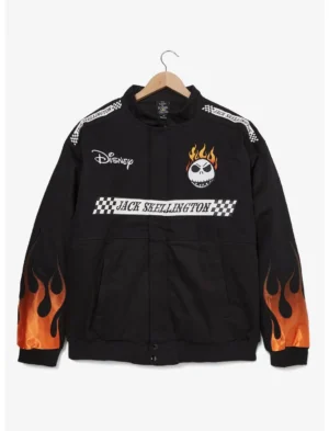 Jack Skellington Flaming Racing Jacket