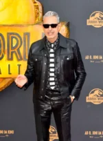 Jeff Goldblum Black Leather Jacket