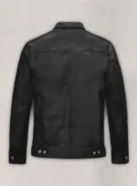 Jeff Goldblum Black Leather Jacket