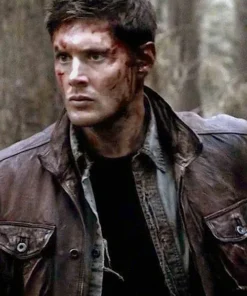 Jensen Ross Ackles Supernatural Season 7 Leather Jacket
