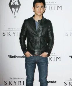 John Cho Leather Jacket