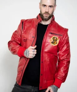 Johnny Lawrence Cobra Kai Red Jacket