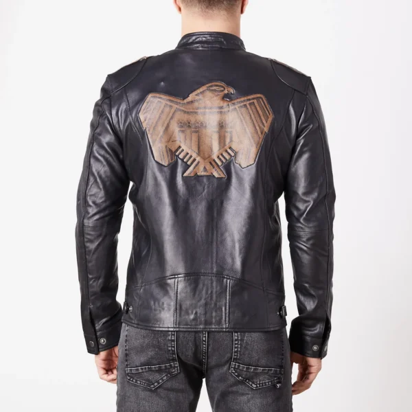 Judge Dredd Black Leather Jacket
