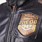 Judge Dredd Black Leather Jacket