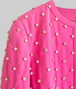 Margot Robbie Barbie Pink Crop Jacket