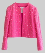 Margot Robbie Barbie Pink Crop Jacket