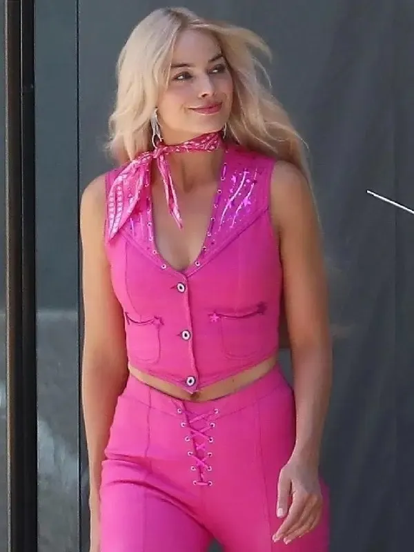 Margot Robbie Barbie Pink Vest