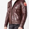 Star Wars Rebel Alliance Brown Leather Jacket