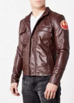 Star Wars Rebel Alliance Brown Leather Jacket
