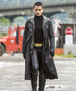 Negasonic Teenage Warhead Black Leather Coat