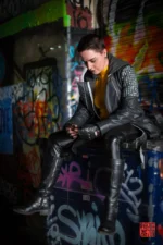 Negasonic Teenage Warhead Black Leather Coat