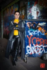 Negasonic Teenage Warhead Black Leather Coat