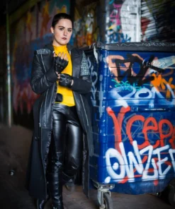 Negasonic Teenage Warhead Black Leather Coat