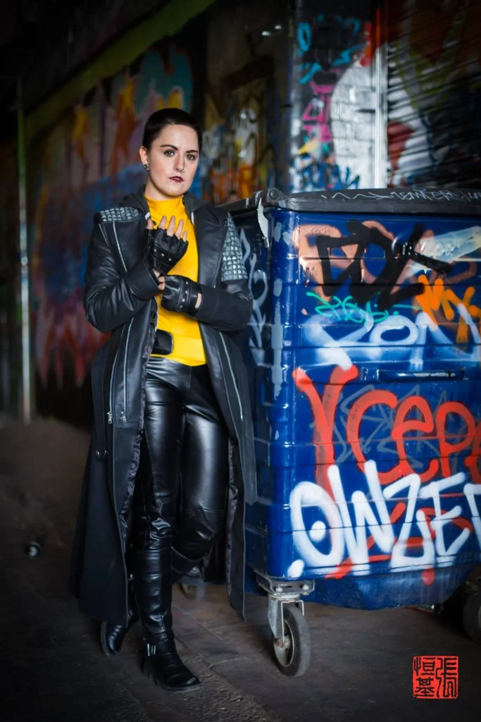 Negasonic Teenage Warhead Black Leather Coat