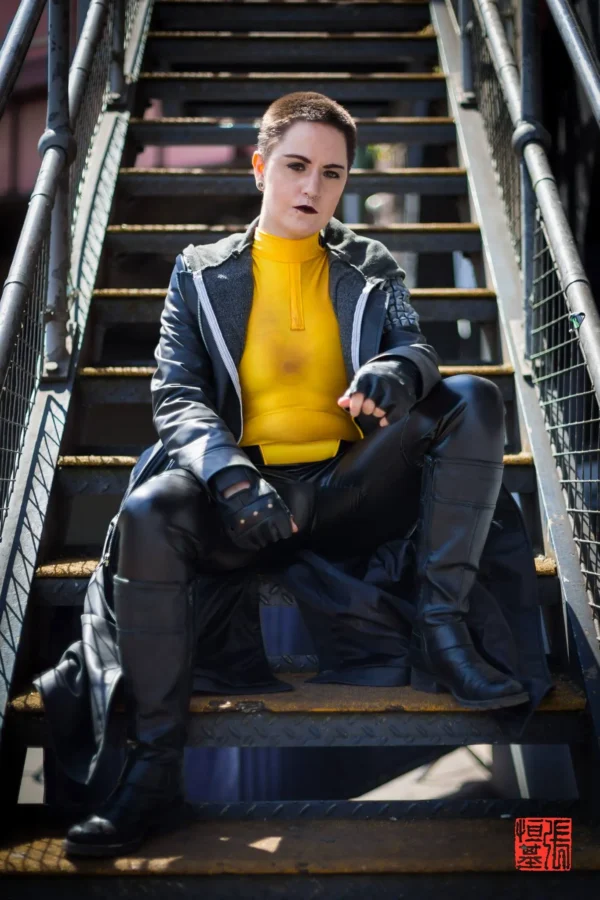 Negasonic Teenage Warhead Black Leather Coat