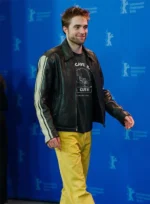 Robert Pattinson Black Leather Jacket