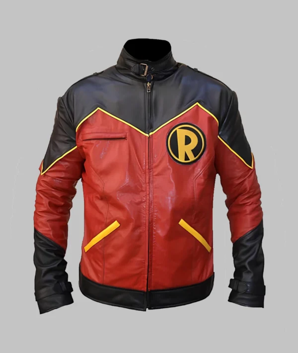 Robin Tim Drake Superhero Leather Jacket