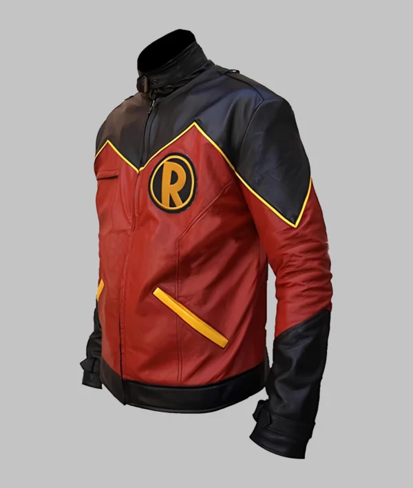 Robin Tim Drake Superhero Leather Jacket