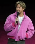 Ryan Gosling Barbie Pink Bomber Jacket