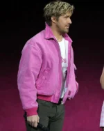 Ryan Gosling Barbie Pink Bomber Jacket