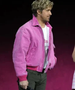Ryan Gosling Barbie Pink Bomber Jacket