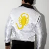 Ryan Gosling Drive Scorpion White Jacket
