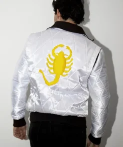 Ryan Gosling Drive Scorpion White Jacket