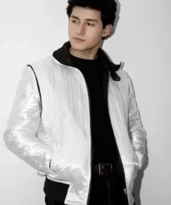 Ryan Gosling Drive Scorpion White Jacket