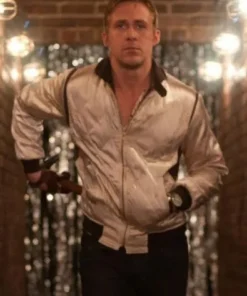 Ryan Gosling Drive Scorpion White Jacket
