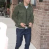 Ryan Reynolds Green Leather Jacket