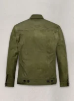 Ryan Reynolds Green Leather Jacket