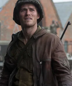 Scott Eastwood Fury Leather Jacket