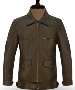 Scott Eastwood Fury Leather Jacket