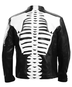 Skeleton Bones Halloween Party Leather Jacket