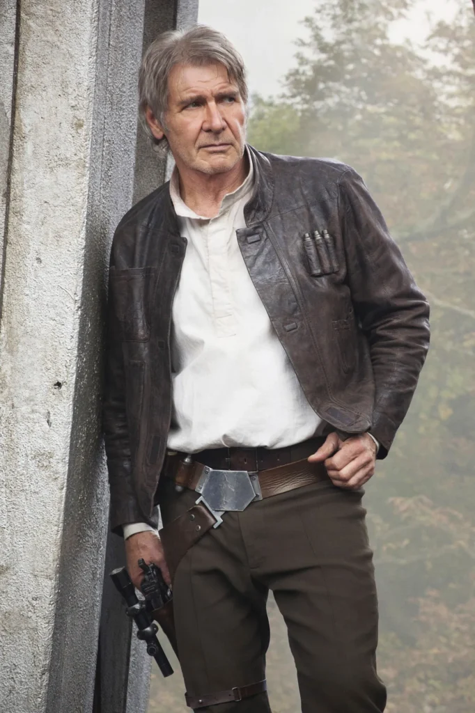 Star Wars The Force Awakens Han Solo Leather Jacket