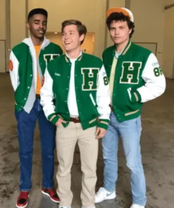 Stranger Things S04 Hawkins Green Baseball Varsity Jacket