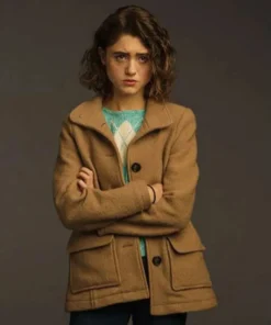 Stranger Things S03 Nancy Wheeler Brown Coat