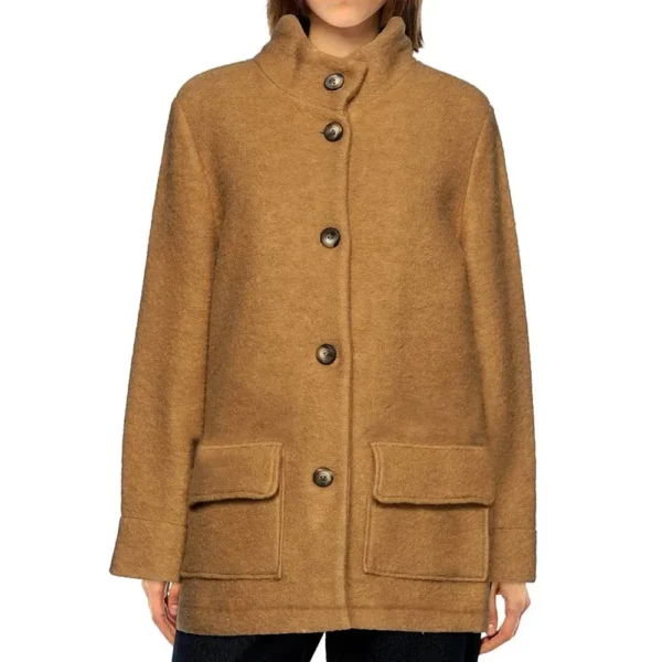 Stranger Things S03 Nancy Wheeler Brown Coat