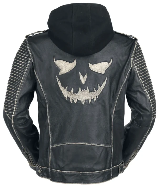 Suicide Squad Joker Black Leather Jacket